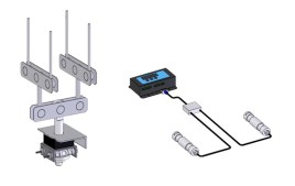Felvonó mérlegkészlet: Rugókba építve