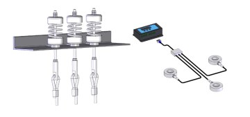 Felvonó mérlegkészlet: Rugók alatt